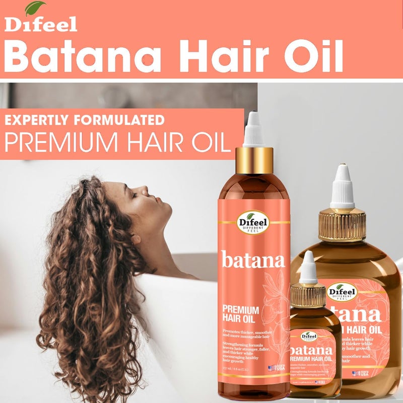 Difeel Batana Premium Hair Oil 8 Ounces - Batana Hair Oil, Nourishing Batana Hair Growth Oil - Image 3